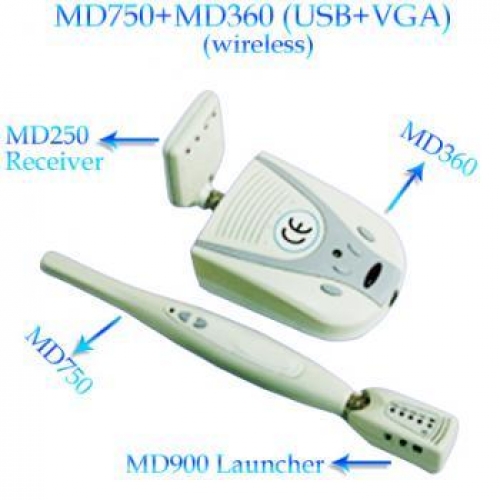 Magenta® Wireless Intraoral Camera MD750 + MD360 + MD900 + MD250 USB & VGA